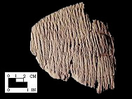 Accokeek cord-marked rim sherd from Piscataway site 18PR7-SI Cat.# 461923-Courtesy of the Smithsonian Institution, Museum of Natural History, Department of Anthropology.